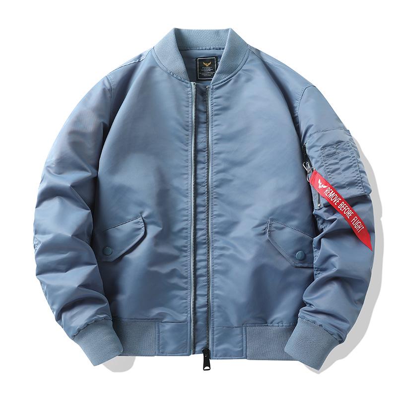 Herren Übergröße MA1 Air Force Bestickte Baseballjacke