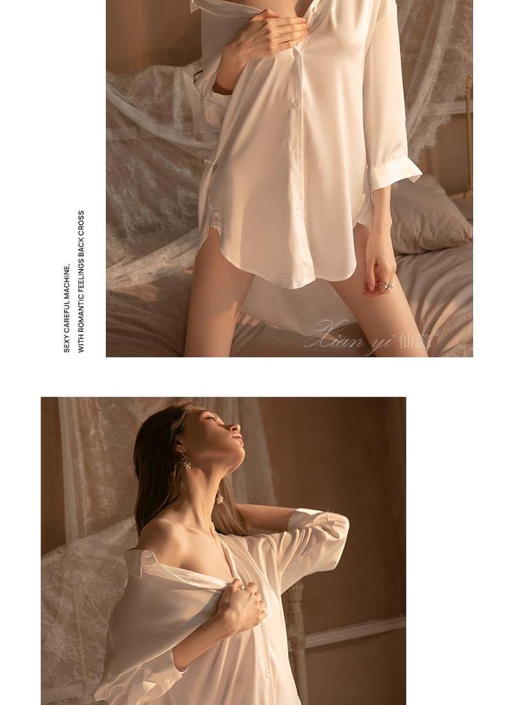 Xianyi Women's Sexy Boyfriend Style Summer Pajamas: Thin, High-End, Plus Size, Wearable Outside.