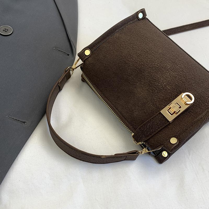 Retro Faux Leather Tote Pillow Bag Stylish Versatile Square Shoulder/crossbody Bag High-quality Mini Boston Bag Elegant Women's Handbag