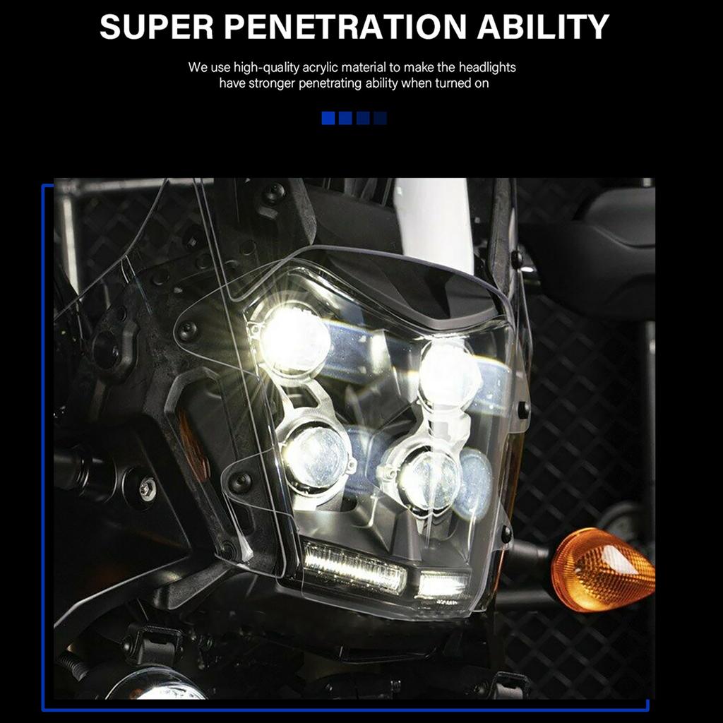 Motorcycle Headlight Protector Guard Easy Clean Perfect Fit Smooth  Headlight Protector Guard for Motorbike