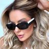 Vintage Elegant Ladies Brand Designer Square Sunglasses Women For Men Fashion Shades Trendy Punk Luxury Double Color Sun Glasses