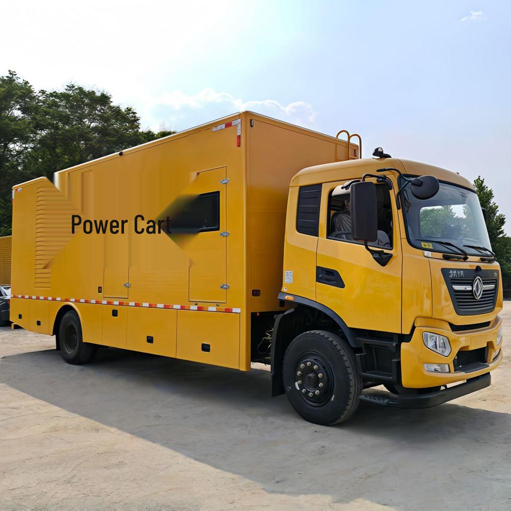 Emergency Rescue Vehicle with Crane, Power Supply & Lighting for Municipal Repairs