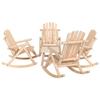 VidaXL 5-piece Garden Lounge Set Solid Spruce Wood 3185529