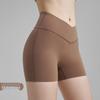 2025 Nude Feel Women's Yoga Peach Butt Fitness Shorts - Summer Three-Quarter Length for Running and Sports