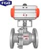 FGO Carbon Steel PTFE Pneumatic Ball Valve