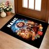 Personalized Name Horror Doll Living Room Non-Slip Area Rug Soft Carpet for Bedroom Playroom Sofa Office Home Decor Doormat