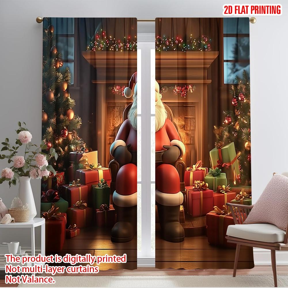 

2 шт., 2D принт на шторах, Настенный гобелен «Огонь» (2) Универсальный Прочный Полиэстер (без удилища) Подарки для спальни и разные 52.50×116.00 CM 2pcs