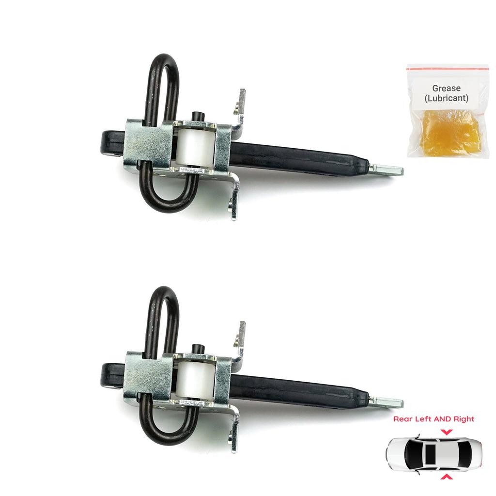 BDP1068-1 2 Pieces Rear Left AND Right Door Catch Hinge Brake Stop Check Strap Limiter for BMW 5 Series E39 1995-2004 4/5 Door 51228193448