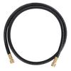 Furtun de vid HVAC Lungime 6ft Racord 3/8in x 3/8in Presiune de lucru 640PSI Presiune de spargere 3200PSI Furtun de încărcare cu agent frigorific
