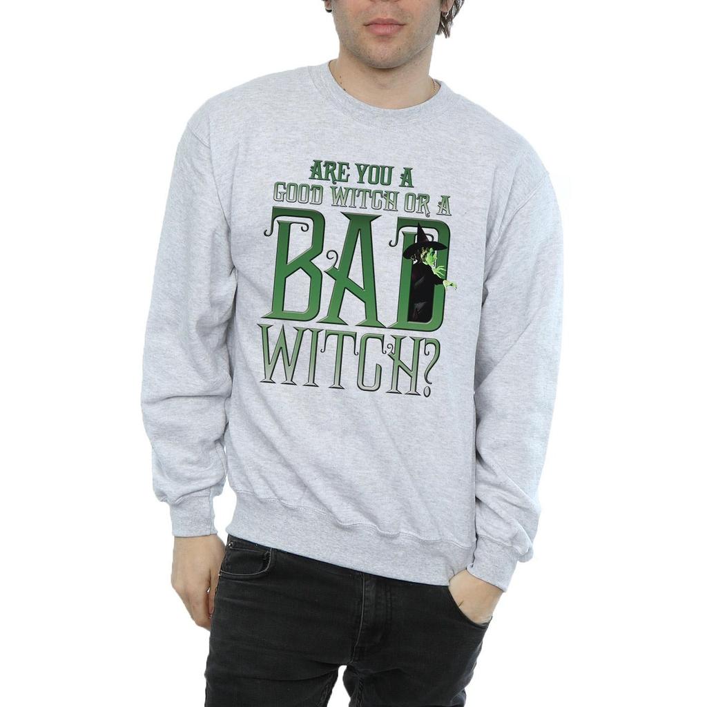 The Wizard Of Oz Mens Good Witch Bad Witch Sweatshirt