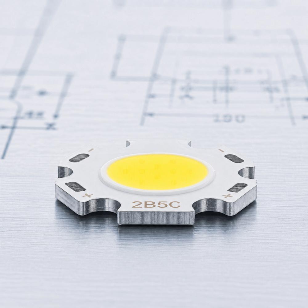 12PCS 5W COB LED Chips 15-17V High Power LED Bulb Easy COB LED Chip Beads  Spotlight Floodlight