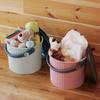 Yawata Kasei Omniouti Rose Pink Mini 4L Bucket with Lid, Scandinavian Design, 236344, Made In Japan