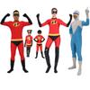 Incredibles Family Costume Set Halloween Cosplay Bodysuit for Kids and Adults