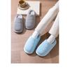 Waterproof Cotton Slippers for Men, Winter Warmth, Indoor Home, Thick Bottom, Plush Warmth, Anti Slip Cotton Slippers for Women