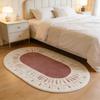 Cream Style Carpets for Living Room Light Luxury Bedroom Decor Carpet Art Fluffy Soft Bedside Rug Colorful Home Plush Floor Mat