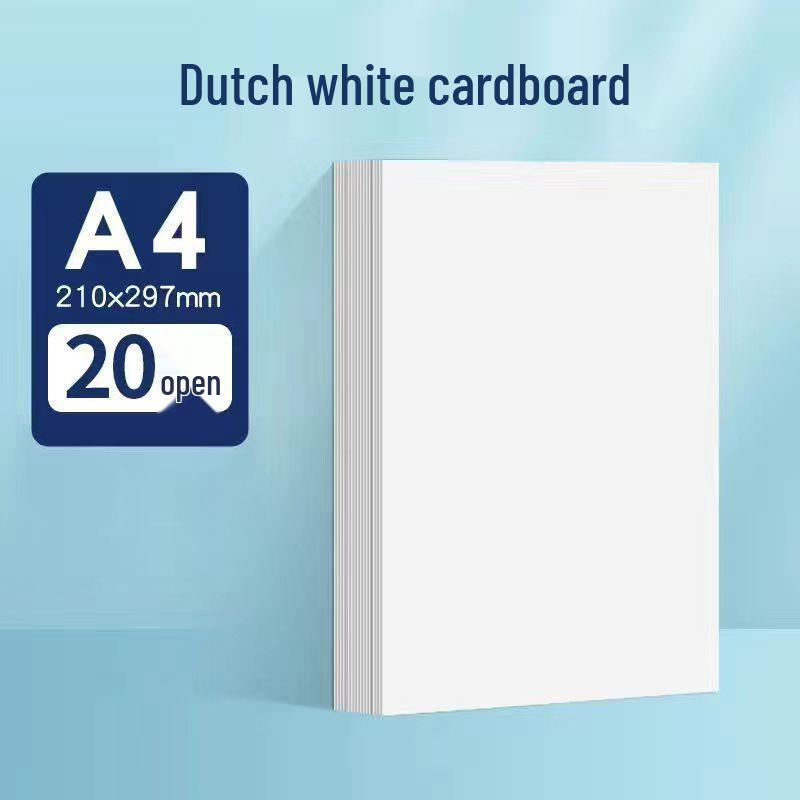 Thick Hard White Cardstock for Art: A3/A4, 8K, Special Drawing, Hand-Copied, 4/8 Open