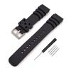 Seiko Watch Replacement Band Fitting Width 18mm 20mm 22mm 24mm Waterproof Rubber Belt for Diving ...