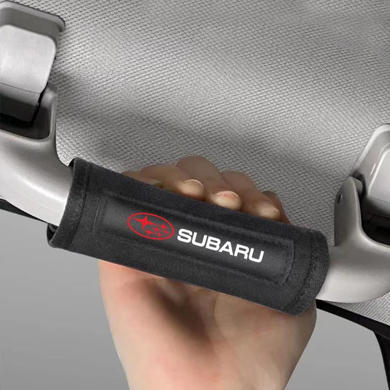 4 Stück Auto Zug Handschuhe Dach Armlehne Griff Schutzhülle Zubehör Für Subaru WRX STI Forester Tribeca Levorg Impreza XV Outback