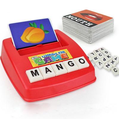 Matching letter game Hláskovanie čítanie anglickej abecedy Drevené písmená Kartová hra Matching Deti predškolské vzdelávanie Jazykové hračky