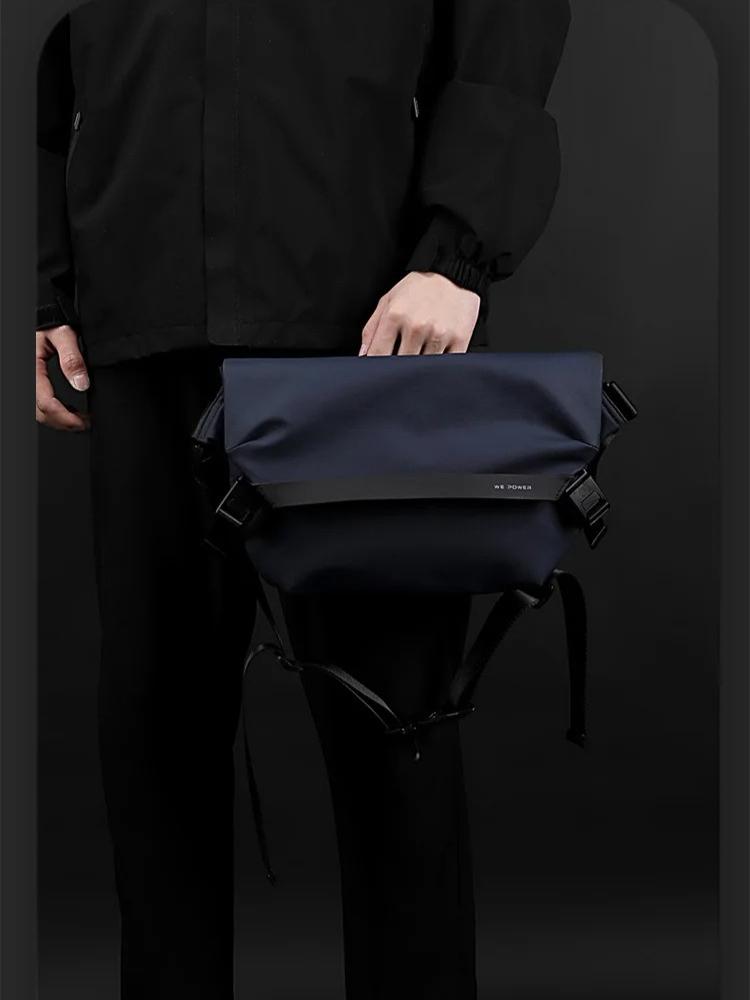 Multi-functional Men's Handbag Waterproof Outdoor Sports Chest Bag Travel Shoulder Bag Portable Waist Pack Crossbody