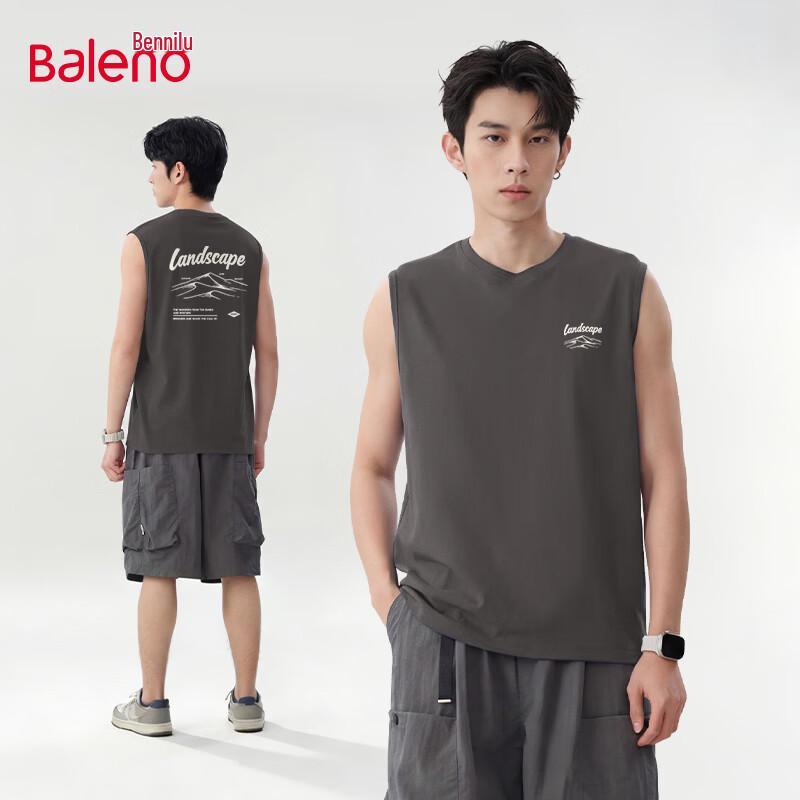 Baleno Men's Pure Cotton Printed Vest