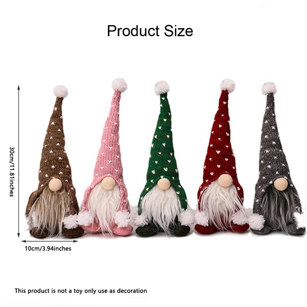 Christmas Faceless Beard Doll, 1pc Christmas Ornament, Christmas House Decoration, Hanging Dolls, Christmas New Year Decoration