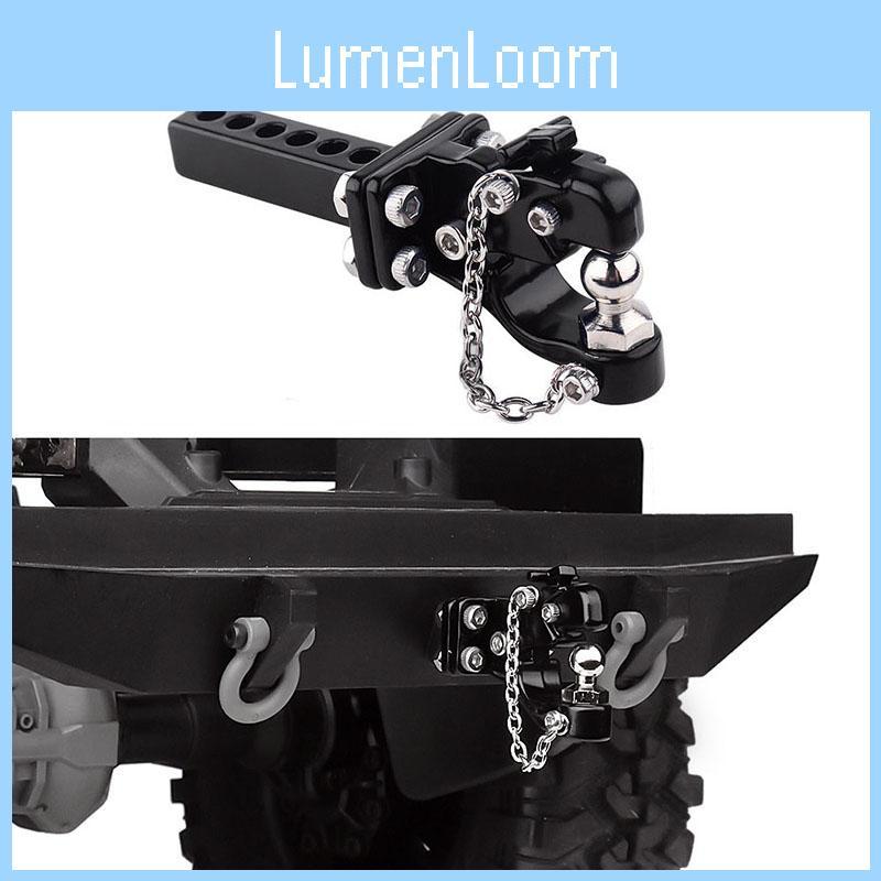 Reliable Adjustable Drop Hitch Receiver With Decorative Chain For 1/10 Rc Axial Scx10 Traxxas Trx4