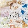 Momo Retro Embossed Scenery Stamp Stickers - Journal Decoration Series