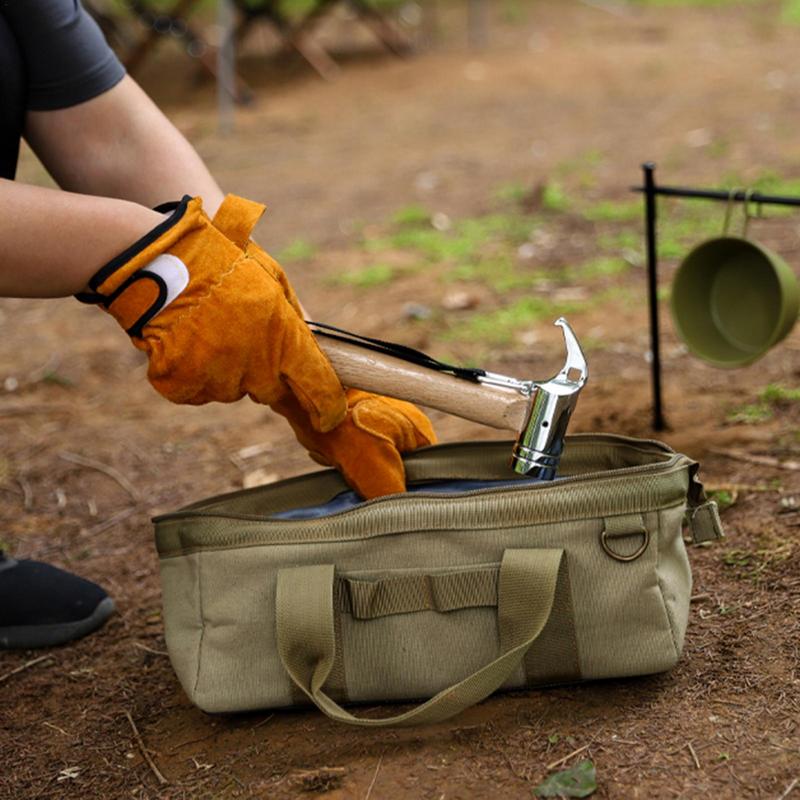 Camping Hammer Stake Remover Mallet Hammer Tent Hammer Multitool Tent Stake Mallet Camping Tools With Wood Handle For Outdoor