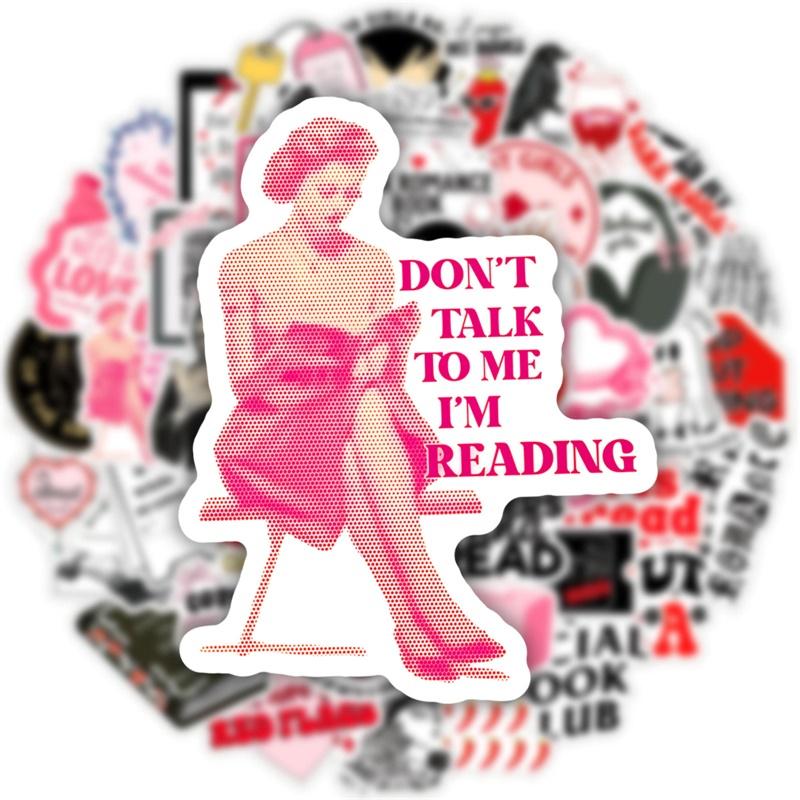 10/30/50PCS Love Skeleton PVC Sticky Sticker Aesthetic DIY Decoration Scrapbooking Hand Accounting Supplies