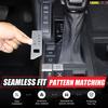 Silver Steel Gear Gear Display Button Trim Sticker For Toyota LC250 Prado 2024+