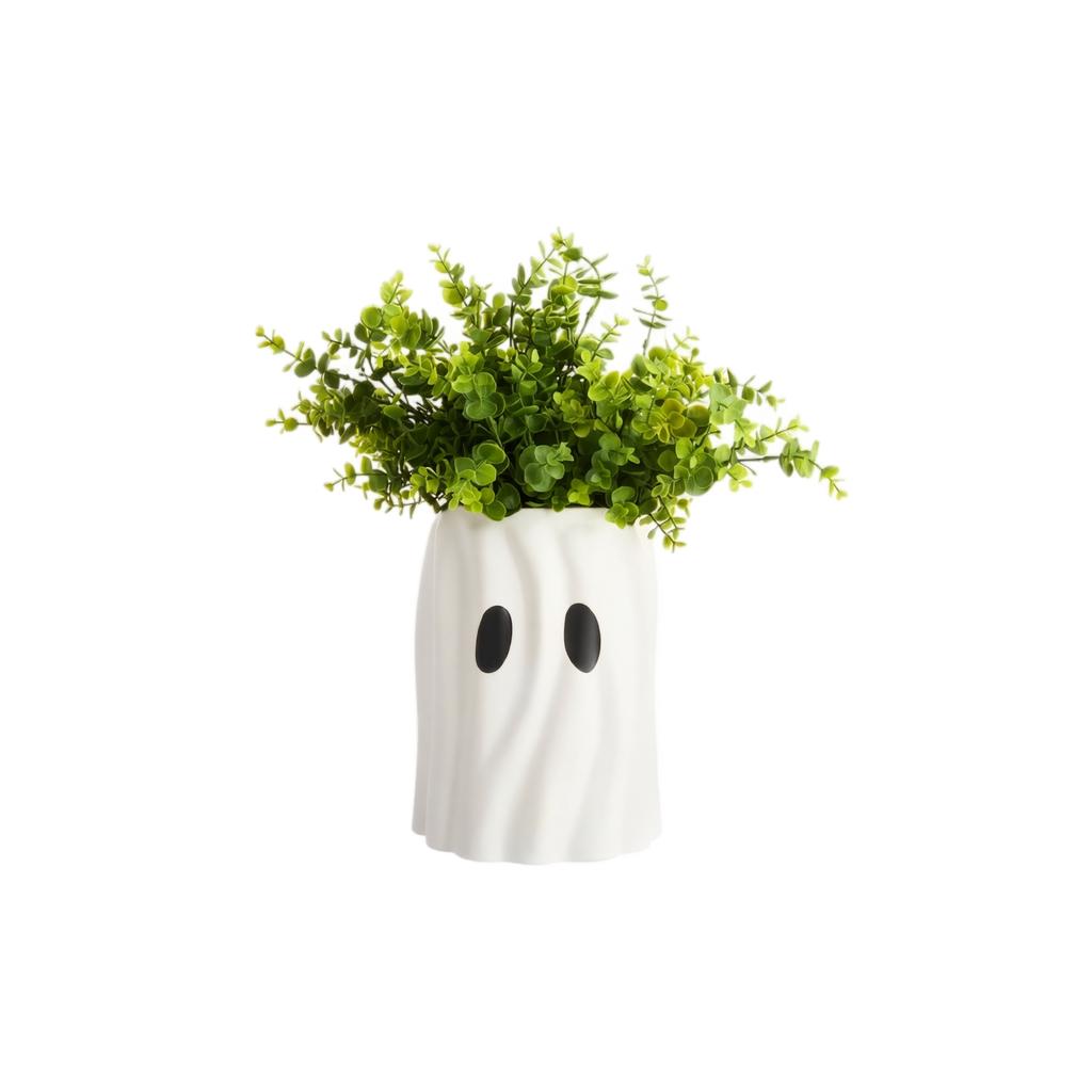 cm Resin Halloween Flower Pot for Home Decoration