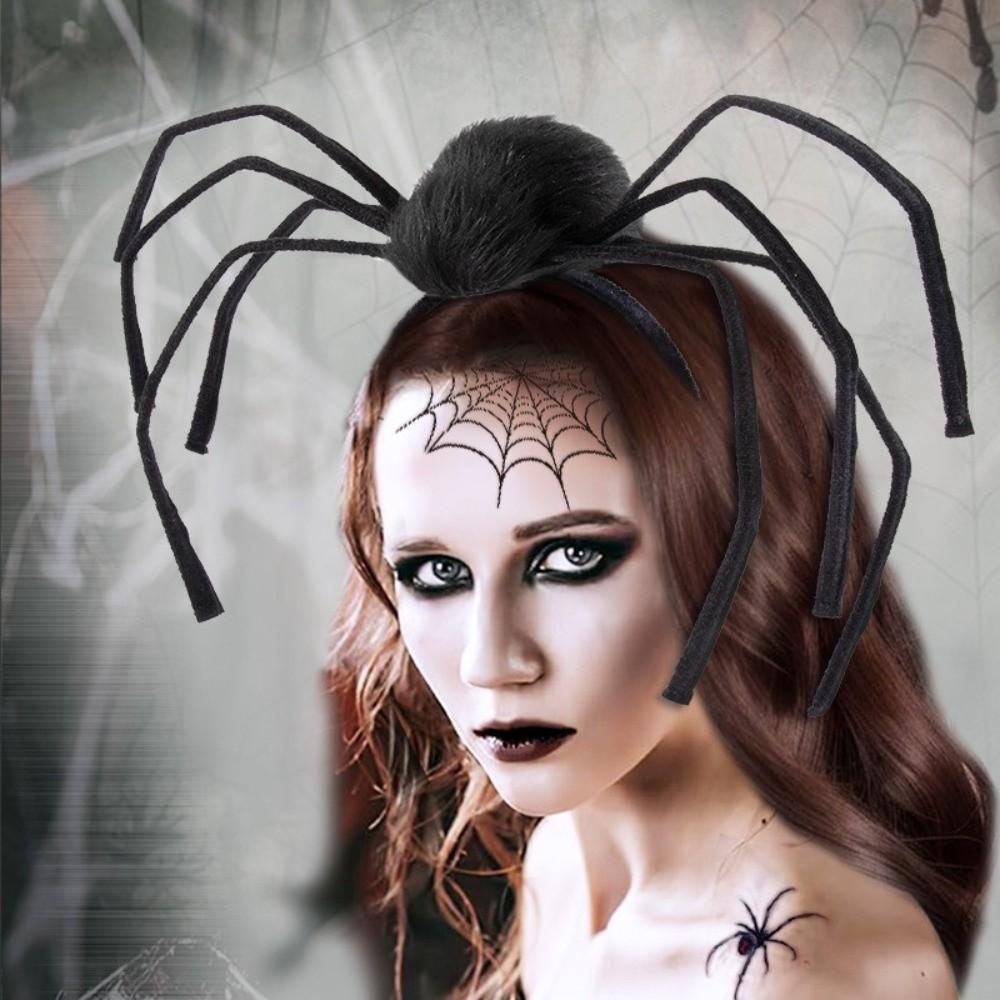 Non-slip Halloween Spider Headband Long-legged Spider Halloween Hairbands Women Hair Hoop  Gift