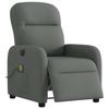 VidaXL Electric Massage Recliner Dark Grey Fabric 3302963