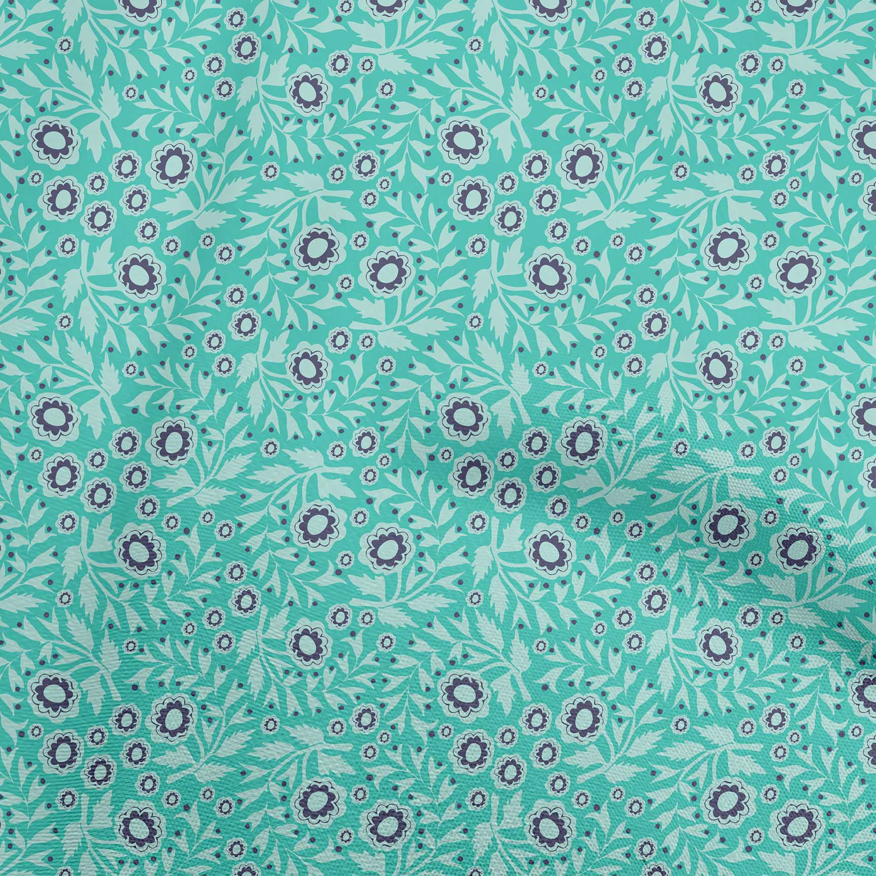 

oneOone Cotton Flex Light Green Fabric Asian Block Print Diy Clothing Quilting Fabric Print Fabric By Yard 40 Inch 42 Inch Wide - Viscose Chiffon кольору морської хвилі