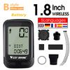 WEST BIKING 5 Sprachen Kabellos Wasserdicht Multifunktionaler Fahrradcomputer Cycling MTB Kilometerzähler Rennrad Stoppuhr Tachometer