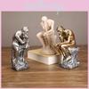 Retro Resin Thinker Figurine For Party Decor Gift For Friends And Family
