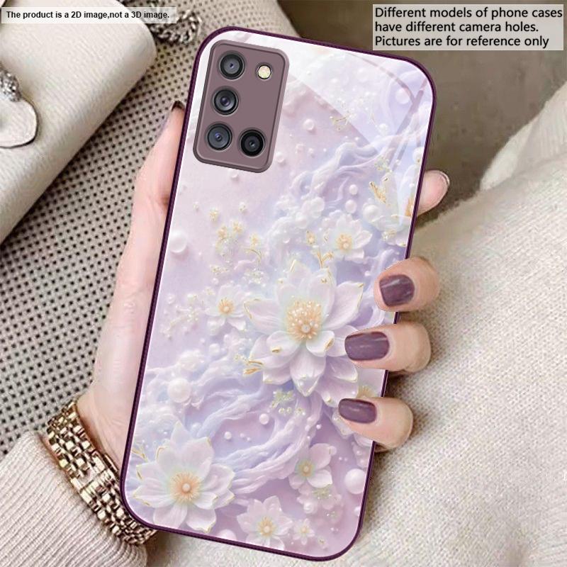 

Красивые белые цветы Для Samsung A20 30 22 23 24 25 26 A31 32 33 34 A35 42 50 51 52 53 54 55 56 70 71 72 73 стеклянный чехол для телефона Galaxy A20