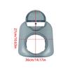 Strong ABS Material Air Conditioner Exhaust Connector For Camping Tent System Single And Two Tube