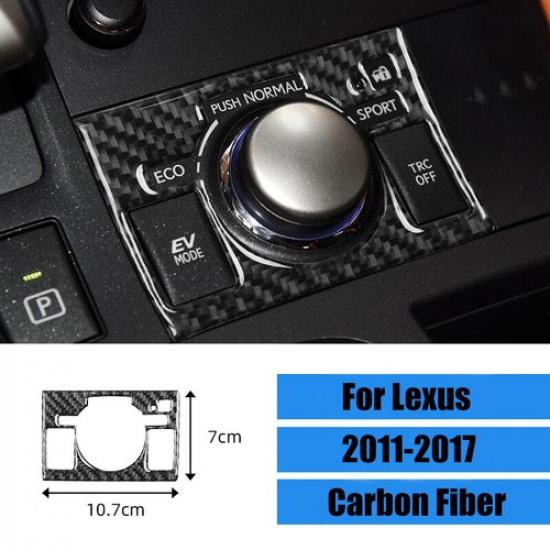 Carbon Fiber Car Drive Select Switch Panel Trim Sticker For Lexus CT200h 11-17