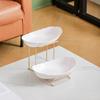 Multi-layer Ingot Fruit Plate with High Appearance Fruit Dining Plate with Premium High-end Snack Plate with Living Room Moving To New Home Use