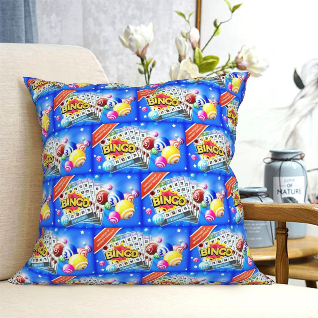 Robe Bingo Game Square Pillowcase Cushion Cover Pillow Case Throw Pillow Cover for Home Sofa Living Room