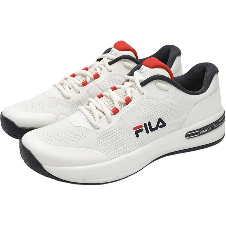 FILA Court Comfortable Versatile Durable Rebound Low-Top Tennis Shoes Men sneaker White A12M531507F-CD