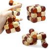 Spielzeug Kinder Kinder Verdrehbarer Würfel Puzzle Montessori Kinder Lernen Pädagogisch Holz Gehirnjogger Für Erwachsene IQ Test Rompecabezas De Ingenio