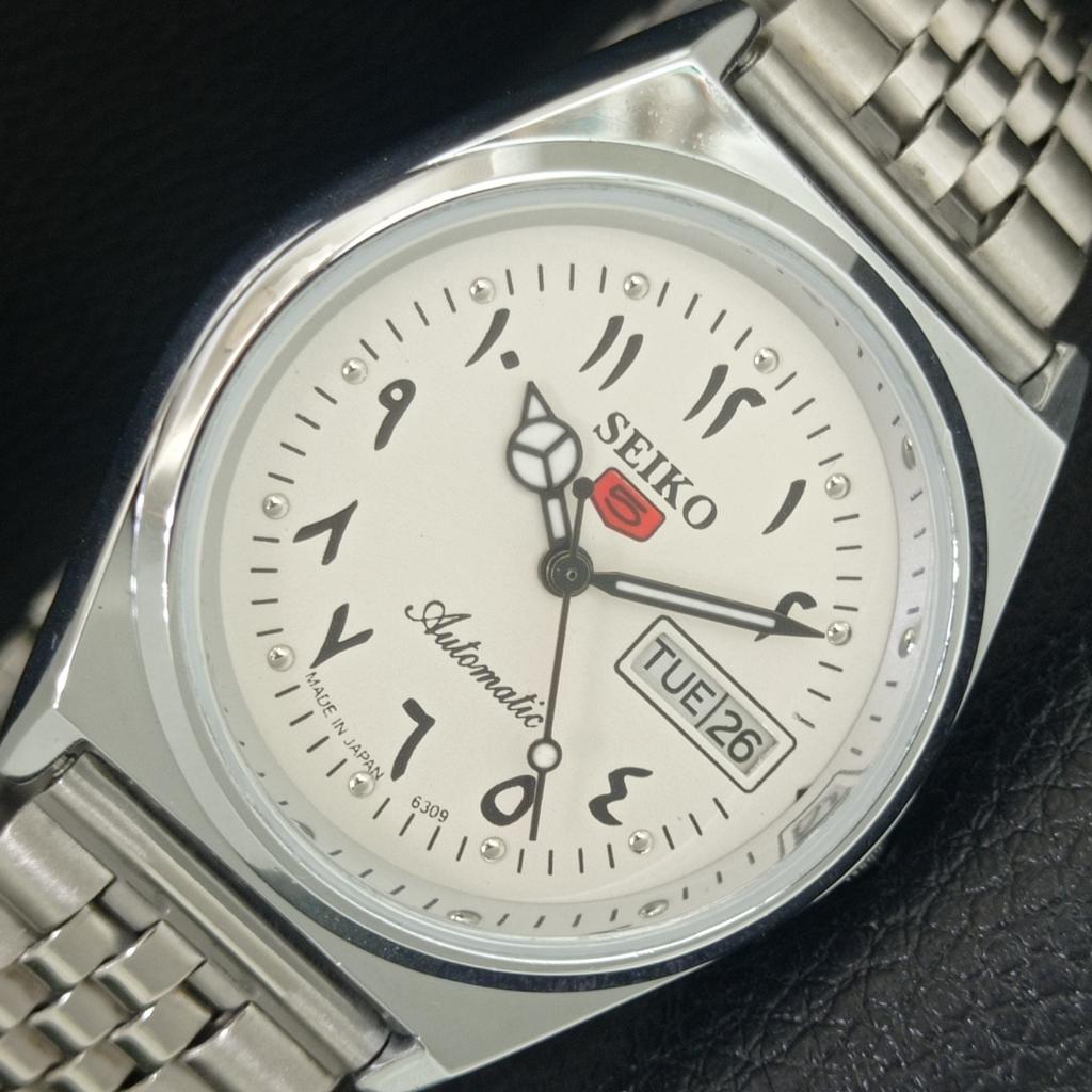 ЯПОНИЯ ВИНТАЖНЫЕ ВОССТАНОВЛЕННЫЕ МУЖСКИЕ АВТОМАТИЧЕСКИЕ ЧАСЫ SEIKO 5 6309A a442599-1