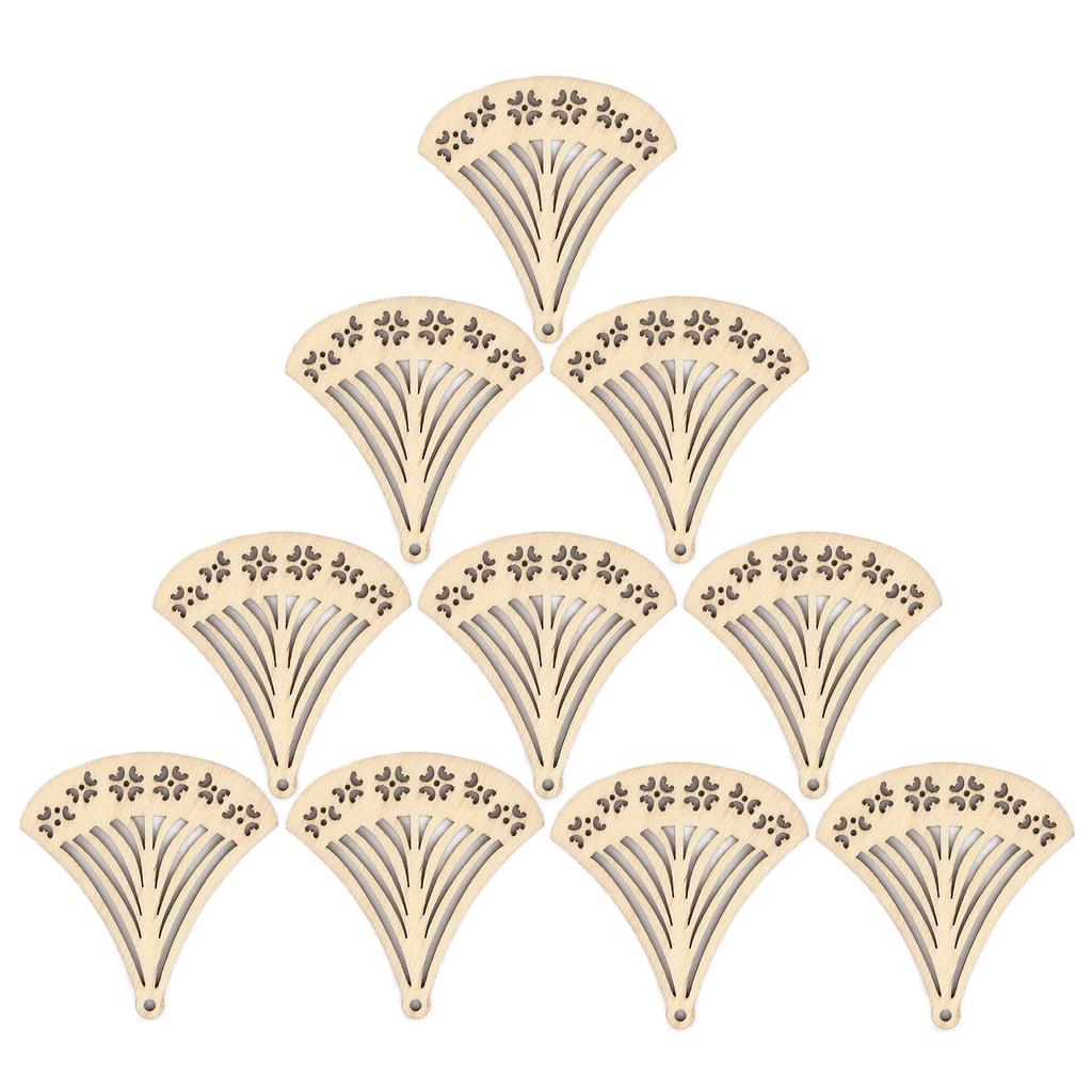 10 Stück Holz Ohrring Anhänger Leicht Langlebig Bequem Elegant Schlicht Holz Ohrring Rohlinge07