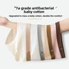 Girls Spring and Autumn Cotton Extended Crotch 7A Antibacterial Middle Waist Triangle Briefs
