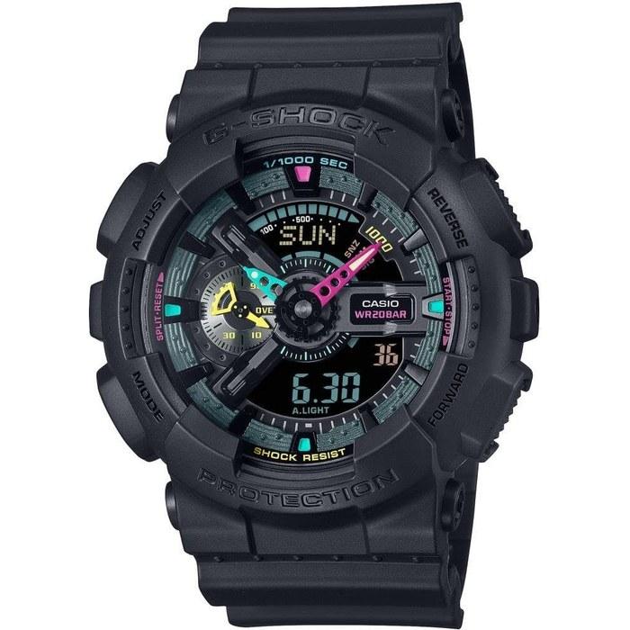 Casio Men's Analog-Digital Watch GA-110MF-1ADR Black/White