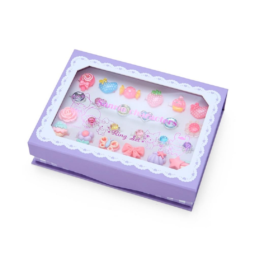

Sanrio Sanrio Characters Fashionable Ring Set 309362 фіолетовий