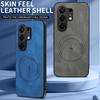 For Tecno Camon 50 4G Vintage Business Phone Case Cover Sheepskin Leather Magnetic Case Wireless Case for Tecno Camon 50 Pro 4G